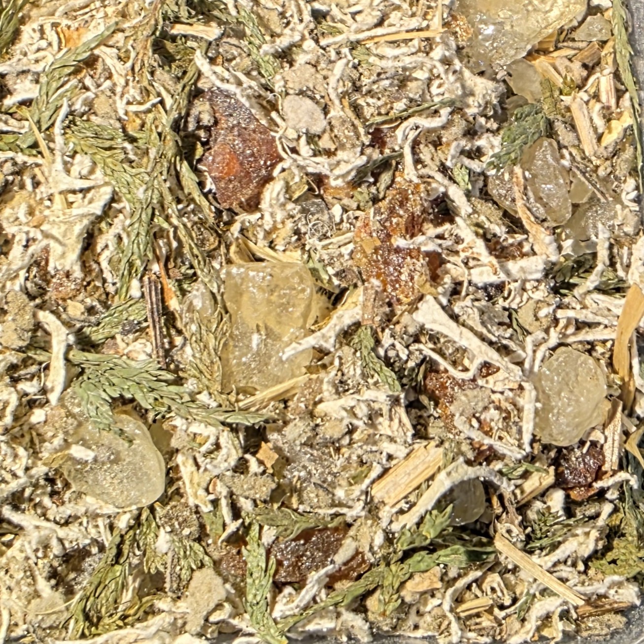Ancestral Connections incense label