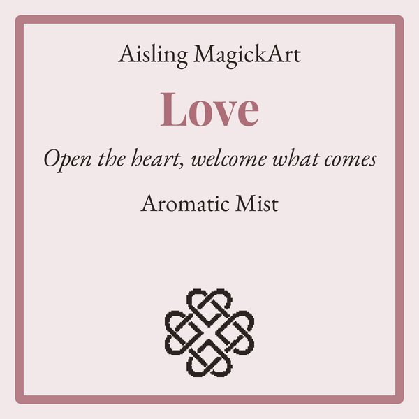 Love mist label