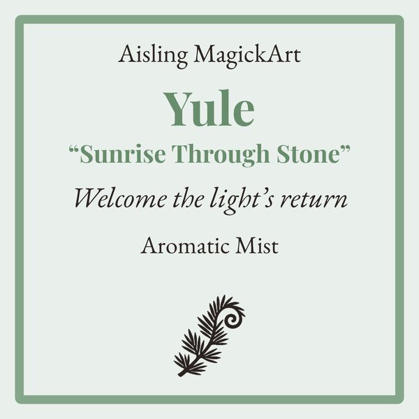Yule mist label